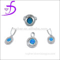 Wholesale 925 silver fancy women opal set jewelry